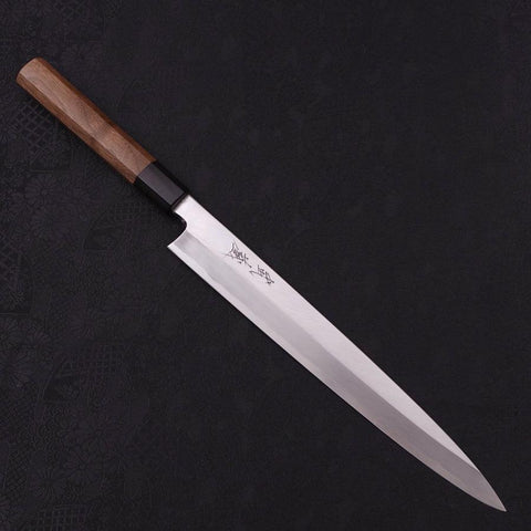 Yanagiba Blue Steel #2 Kasumi Walnussholz Griff 270mm-[Musashi]-[Japan-Küchenmesser]