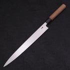 Yanagiba Blue Steel #2 Kasumi Walnussholz Griff 300mm-[Musashi]-[Japan-Küchenmesser]
