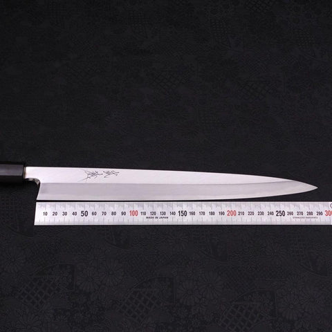 Yanagiba Blue Steel #2 Kasumi Walnussholz Griff 300mm-[Musashi]-[Japan-Küchenmesser]