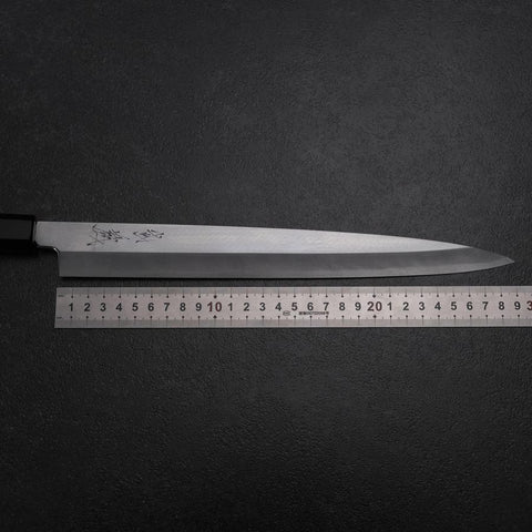 Yanagiba Blue Steel #2 Kasumi Walnussholz Griff 300mm-[Musashi]-[Japan-Küchenmesser]