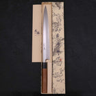 Yanagiba Blue Steel #2 Kasumi Walnussholz Griff 300mm-[Musashi]-[Japan-Küchenmesser]
