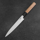 Yanagiba Blue Steel #2 Kasumi Walnut Handle 180mm (7”)-[Musashi]-[Japan-Küchenmesser]