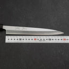 Yanagiba Blue Steel #2 Kasumi Walnut Handle 200mm (7.9”)-[Musashi]-[Japan-Küchenmesser]