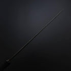 Yanagiba Blue Steel #2 Kurouchi Büffelhorn und Ebenholz Griff 200mm-[Musashi]-[Japan-Küchenmesser]