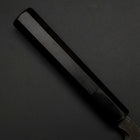 Yanagiba Blue Steel #2 Kurouchi Büffelhorn und Ebenholz Griff 210mm-[Musashi]-[Japan-Küchenmesser]