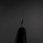 Yanagiba Blue Steel #2 Kurouchi Büffelhorn und Ebenholz Griff 240mm-[Musashi]-[Japan-Küchenmesser]