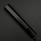 Yanagiba Blue Steel #2 Kurouchi Büffelhorn und Ebenholz Griff 240mm-[Musashi]-[Japan-Küchenmesser]