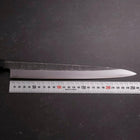 Yanagiba Blue Steel #2 Kurouchi Büffelhorn und Wenge Griff 270mm-[Musashi]-[Japan-Küchenmesser]