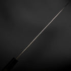 Yanagiba Blue Steel #2 Kurouchi Tsuchime Büffelhorn und Ebenholz Griff 230mm-[Musashi]-[Japan-Küchenmesser]