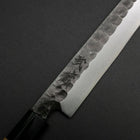 Yanagiba Blue Steel #2 Kurouchi Tsuchime Kirschholz Griff 200mm-[Musashi]-[Japan-Küchenmesser]