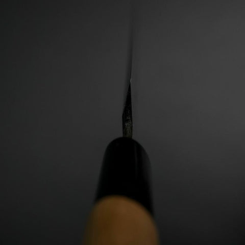 Yanagiba Blue Steel #2 Kurouchi Tsuchime Kirschholz Griff 200mm-[Musashi]-[Japan-Küchenmesser]