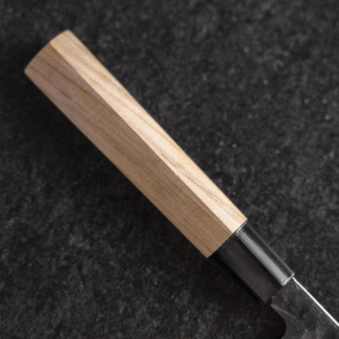 Yanagiba Blue Steel #2 Kurouchi Tsuchime Magnolienholz Griff 270mm-[Musashi]-[Japan-Küchenmesser]