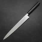Yanagiba Blue Steel #2 Suminagashi Büffelhorn und Ebenholz Griff 270mm-[Musashi]-[Japan-Küchenmesser]
