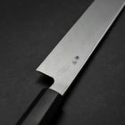 Yanagiba Blue Steel #2 Suminagashi Büffelhorn und Ebenholz Griff 270mm-[Musashi]-[Japan-Küchenmesser]