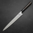 Yanagiba Blue Steel #2, Suminagashi Büffelhorn und Ebenholz Griff, 240mm-[Musashi]-[Japan-Küchenmesser]