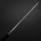 Yanagiba Blue Steel #2, Suminagashi Büffelhorn und Ebenholz Griff, 240mm-[Musashi]-[Japan-Küchenmesser]