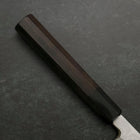 Yanagiba Blue Steel #2, Suminagashi Büffelhorn und Ebenholz Griff, 240mm-[Musashi]-[Japan-Küchenmesser]