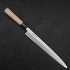 Yanagiba Blue Steel #2 Suminagashi Büffelhorn und Magnolienholz Griff 260mm-[Musashi]-[Japan-Küchenmesser]