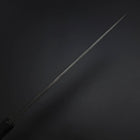 Yanagiba Blue Steel #2 Tsuchime Kurouchi Buffalo Ebony Handle 260mm-[Musashi]-[Japan-Küchenmesser]