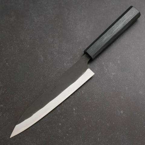 Yanagiba Blue steel #1 Doppelte Fase Dunkelblauer Urushi Griff 170mm-[Musashi]-[Japan-Küchenmesser]