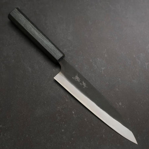 Yanagiba Blue steel #1 Doppelte Fase Dunkelblauer Urushi Griff 170mm-[Musashi]-[Japan-Küchenmesser]