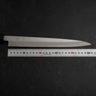 Yanagiba Blue steel #1 Suminagashi Büffelhorn und Ebenholz Griff mit Scheide 270mm-[Musashi]-[Japan-Küchenmesser]