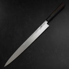 Yanagiba Blue steel #1 Suminagashi Büffelhorn und Ebenholz Griff mit Scheide 330mm-[Musashi]-[Japan-Küchenmesser]