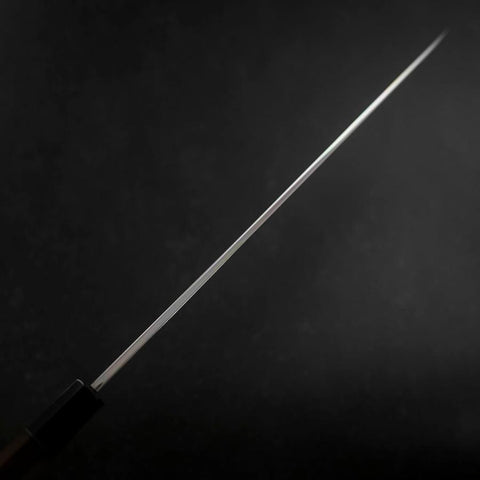 Yanagiba Blue steel #1 Suminagashi Büffelhorn und Ebenholz Griff mit Scheide 330mm-[Musashi]-[Japan-Küchenmesser]