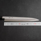 Yanagiba Blue steel #2 Damast Büffelhorn und Ebenholz Griff 210mm-[Musashi]-[Japan-Küchenmesser]
