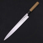 Yanagiba Blue Steel #2 Kasumi Buffalo Magnolia Handle 270mm-[Musashi]-[Japanese-Kitchen-Knives]