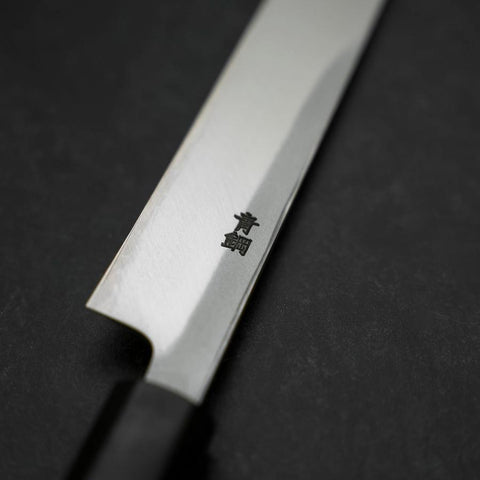 Yanagiba Blue steel #2 Kasumi Walnuss Griff 200mm-[Musashi]-[Japan-Küchenmesser]