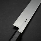 Yanagiba Blue Steel #2 Suminagashi Büffelhorn und Ebenholz Griff 300mm-[Musashi]-[Japan-Küchenmesser]