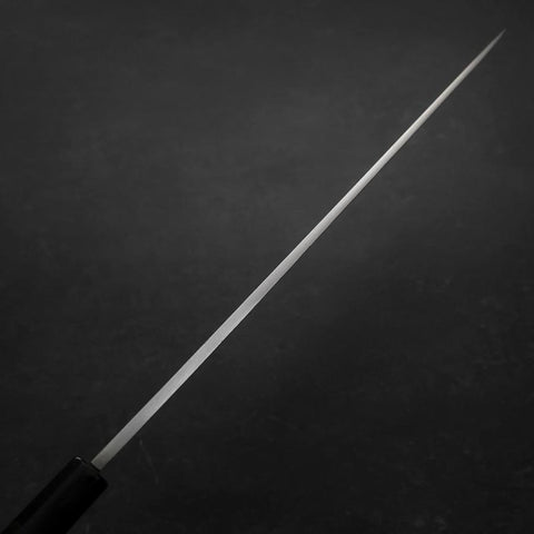 Yanagiba Blue Steel #2 Suminagashi Büffelhorn und Ebenholz Griff 300mm-[Musashi]-[Japan-Küchenmesser]
