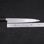 Yanagiba (Linkshand) AUS-10 Kasumi Büffelhorn und Magnolie Griff 210mm-[Musashi]-[Japan-Küchenmesser]