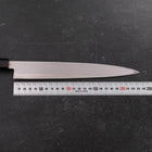 Yanagiba Linkshand AUS-10 Poliert Büffelhorn und Teakholz Griff 240mm-[Musashi]-[Japan-Küchenmesser]