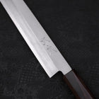 Yanagiba (Linkshand) AUS-10 Poliert Ebenholz Griff 240mm-[Musashi]-[Japan-Küchenmesser]