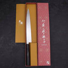 Yanagiba (Linkshand) AUS-10 Poliert Ebenholz Griff 240mm-[Musashi]-[Japan-Küchenmesser]