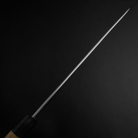 Yanagiba Linkshand Silver Steel #3 Kasumi Büffelhorn und Magnolienholz Griff 240mm-[Musashi]-[Japan-Küchenmesser]