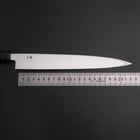 Yanagiba Linkshand Silver Steel #3 Kasumi Büffelhorn und Magnolienholz Griff 240mm-[Musashi]-[Japan-Küchenmesser]