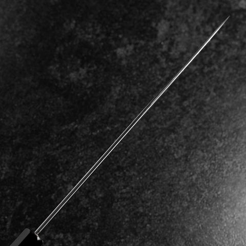 Yanagiba Linkshand Silver Steel #3 Kasumi Büffelhorn und Magnolienholz Griff 260mm-[Musashi]-[Japan-Küchenmesser]