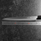 Yanagiba Linkshand Silver Steel #3 Kasumi Büffelhorn und Magnolienholz Griff 260mm-[Musashi]-[Japan-Küchenmesser]