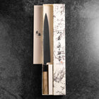 Yanagiba Linkshand Silver Steel #3 Kasumi Büffelhorn und Magnolienholz Griff 260mm-[Musashi]-[Japan-Küchenmesser]