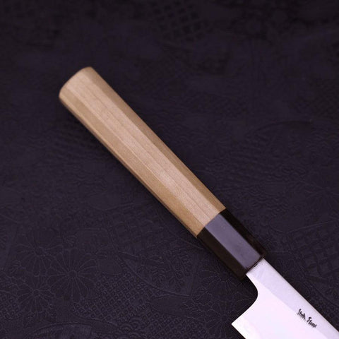 Yanagiba (Linkshand) White Steel #1 Büffelhorn und Magnolienholz Griff 270mm-[Musashi]-[Japan-Küchenmesser]