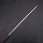 Yanagiba (Linkshand) White Steel #2 Kasumi Büffelhorn und Magnolienholz Griff 240mm-[Musashi]-[Japan-Küchenmesser]