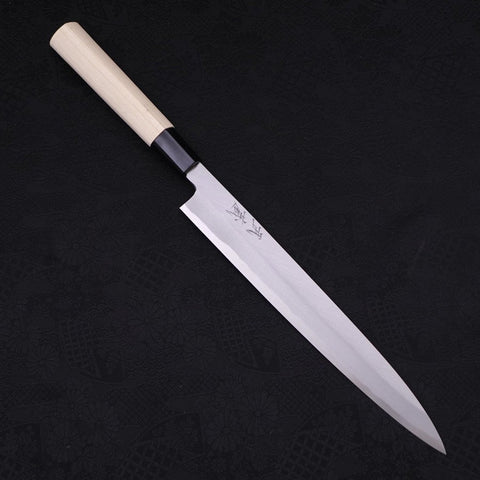Yanagiba SK-Stahl Kasumi Magnolienholz Griff 240mm-[Musashi]-[Japan-Küchenmesser]