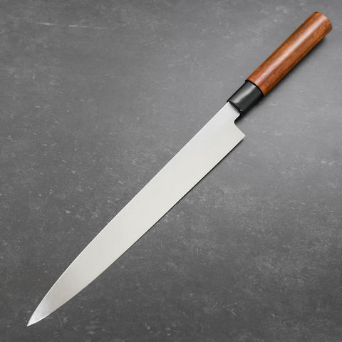 Yanagiba SK-Stahl Kasumi Rosenholz Griff 270mm-[Musashi]-[Japan-Küchenmesser]