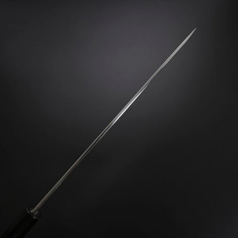Yanagiba Silver Steel #3 Kasumi Buffalo Ebony Handle 270mm (10.6”)-[Musashi]-[Japan-Küchenmesser]