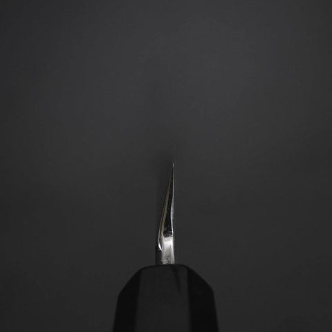 Yanagiba Silver Steel #3 Kasumi Buffalo Ebony Handle 300mm (11.8”)-[Musashi]-[Japanese-Kitchen-Knives]