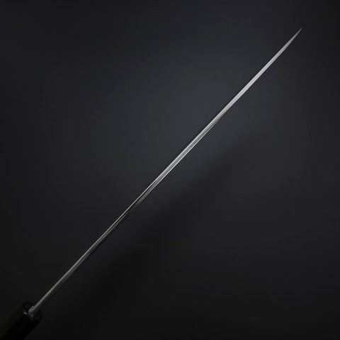 Yanagiba Silver Steel #3 Kasumi Buffalo Ebony Handle 300mm (11.8”)-[Musashi]-[Japanese-Kitchen-Knives]