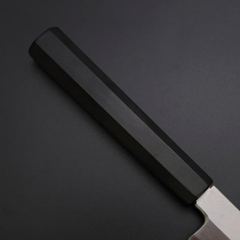 Yanagiba Silver Steel #3 Kasumi Buffalo Ebony Handle 300mm (11.8”)-[Musashi]-[Japanese-Kitchen-Knives]